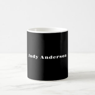 Mug Tendance Noir Gras Professionnel Moderne Élégant