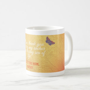 Mug Tendance Stylish Typographie Citation Maman Fête d