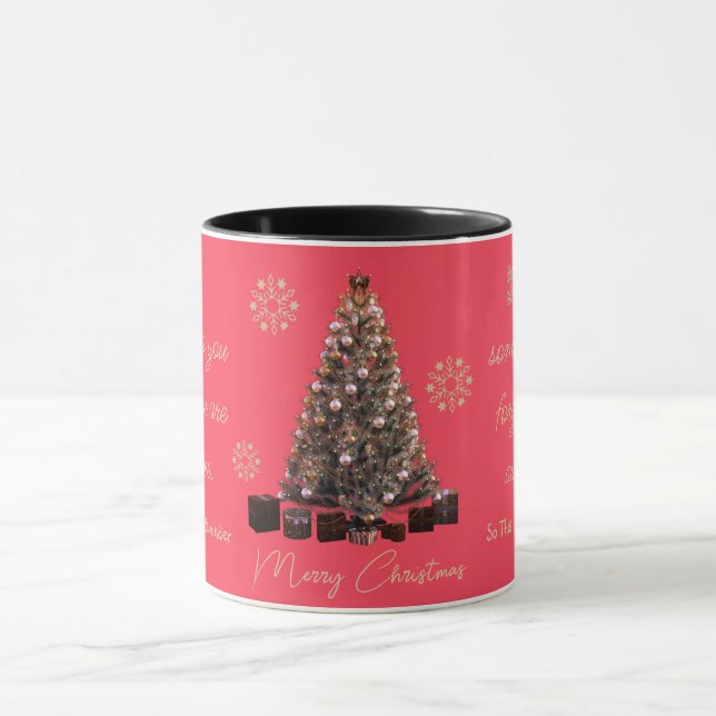 Mug Tendance Vous Êtes Super Joyeux Café De Noël (Centre)