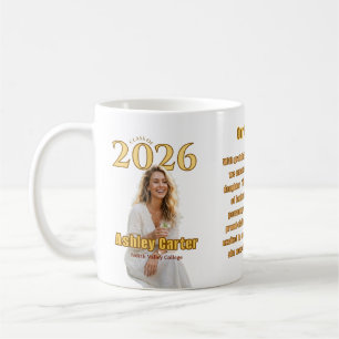 Mug Tendances de remise de diplômes modernes PhotoPop