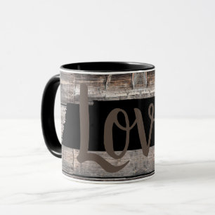 Mug TENNESSE rustique AMOUR en écriture