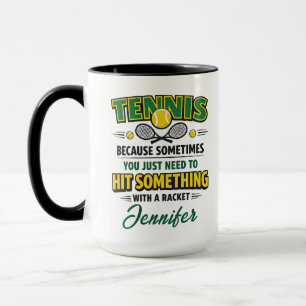 Mug Tennis Amour Personnalisé Joyeuse Journée de Ten