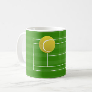 Mug Tennis court & TENNIS ballon Postage
