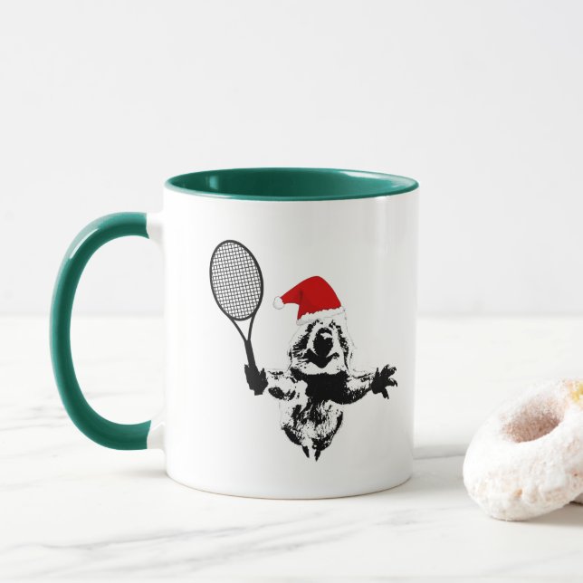 Mug Tennis de Noël (Avec donut)
