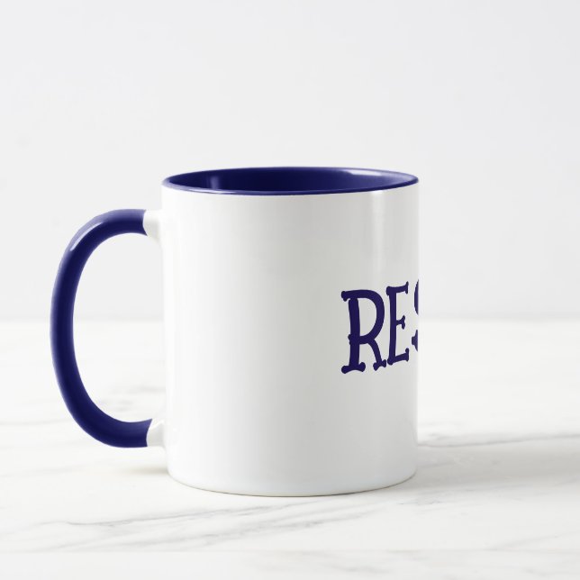Mug TENUE à café RESIST (Gauche)
