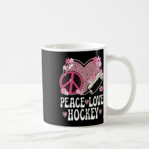 Mug Tenue amateur de hockey d'amour de paix Imprimé gu