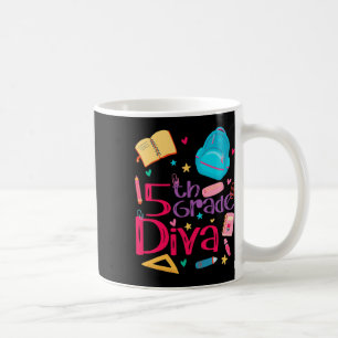 Mug Tenue de fille de professeur diva de 5e année Mign