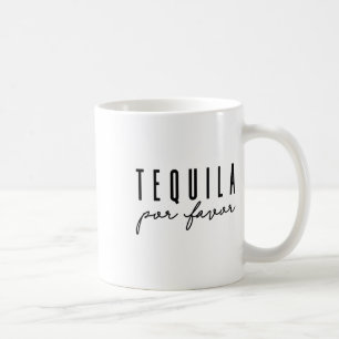 Mug Tequila Por Favor Party Funny Adulte Boire Cinco
