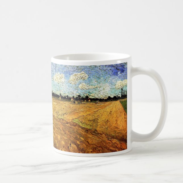 Mug Terrain coulé (les Furrows) par Vincent van Gogh (Droite)