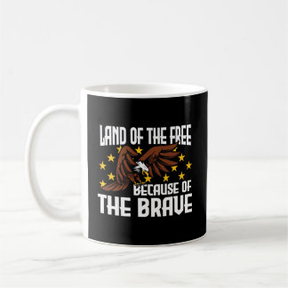 Mug Terre De La Liberté À Cause Du Courageux