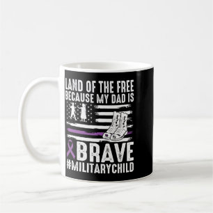 Mug Terre de l'enfant militaire courageux fier parce q