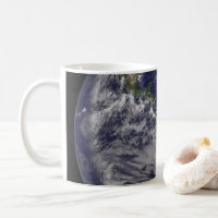 Terre Pleine Avec L'Ouragan Irène Sur La Côte Est.