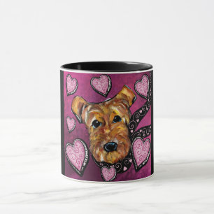 MUG TERRIER AIREDALE     