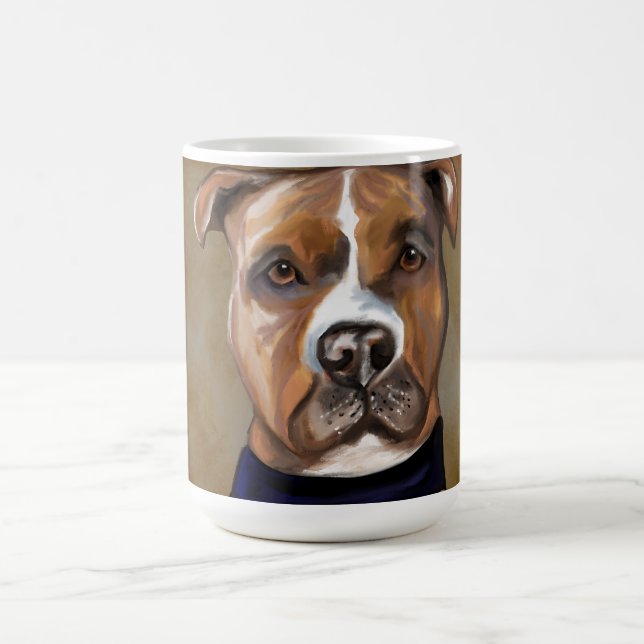 MUG TERRIER AMÉRICAIN DU STAFFORDSHIRE (Centre)