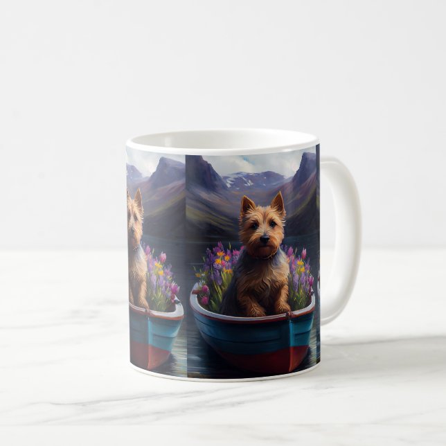Mug Terrier australien à Paddle : Une aventure Pittore (Devant droit)