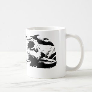 Mug Terrier de garde sur la couverture hivernale