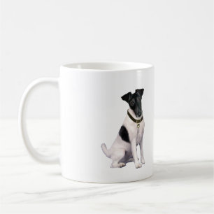Mug Terrier Fox (A) - Lisse - noir-blanc