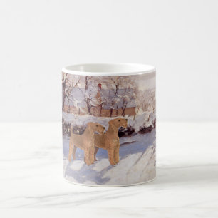 Mug Terriers Irlandais en Hiver