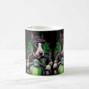 Mug Tervueren Bull Terrier Chien Conduisant Vélo St. P