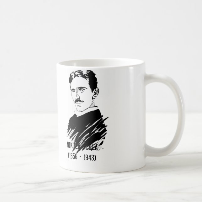 Mug Tesla impressionnant - café de citation de la (Droite)