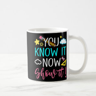 Mug Test de l'enseignant pour les hommes femmes Test J