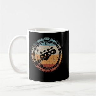 Mug Tête de basse vintage pour bassiste et basse
