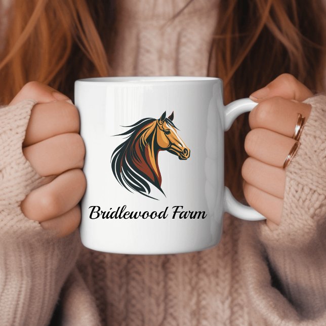 Mug Tête de cheval Brown design et moderne (Créateur téléchargé)