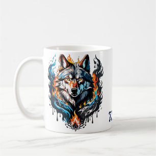 Mug Tête de loup majestueux