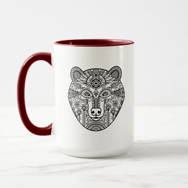 Mug Tête d'ours de style (Gauche)