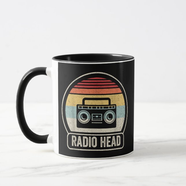 Mug Tête radio Vintage (Gauche)