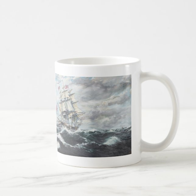Mug Têtes de constitution d'USS pour S.M. frégate (Droite)