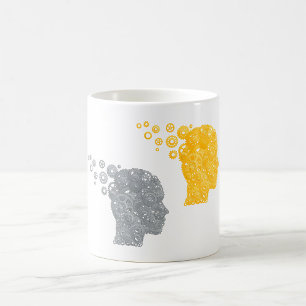 Mug Têtes de roue dentée de puissance cérébrale Steamp