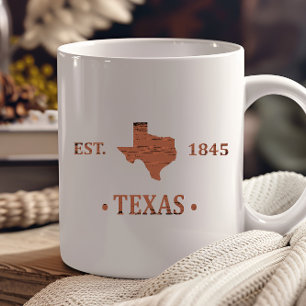 Mug texas l'état étoile solitaire