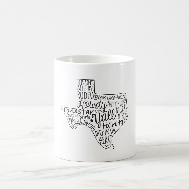 Mug Texas Sayings Y'all (Centre)