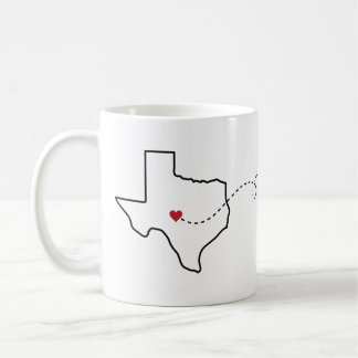 Mug Texas to Louisiana - Heart2Heart