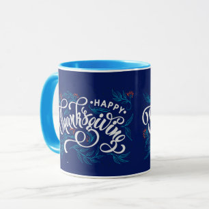 Mug Texte à la mode sur le citrouille pour Thanksgivin