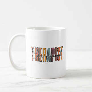 Mug Texte coloré de l'ergothérapeute