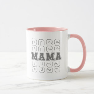 Mug Texte cool Boss Mama Moderne Élégant