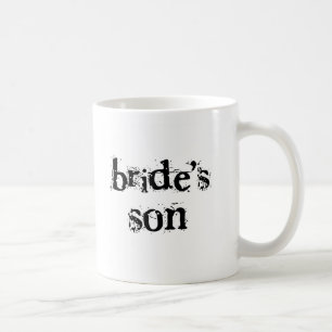 Mug Texte de noir du fils de la jeune mariée