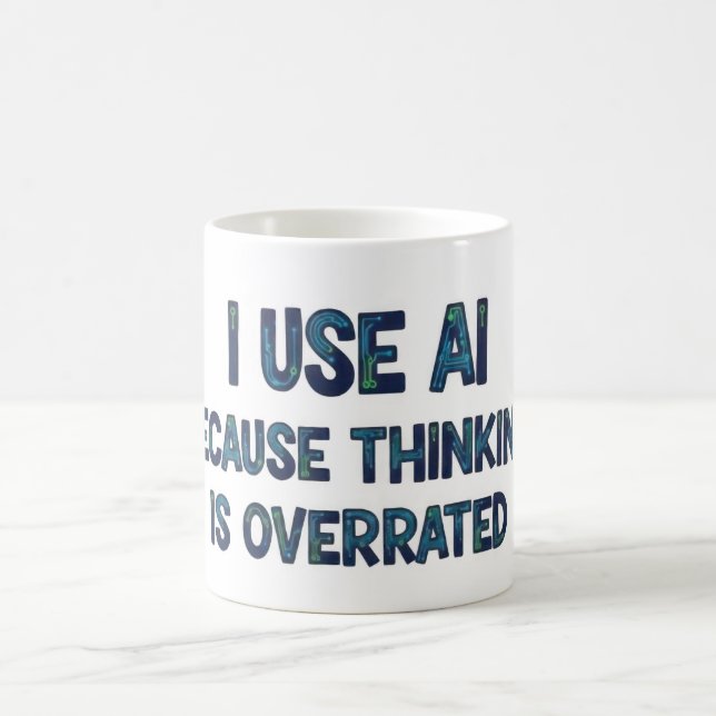Mug Texte IA (Centre)