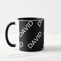 Texte personnalisable | Bold Modern Black & White