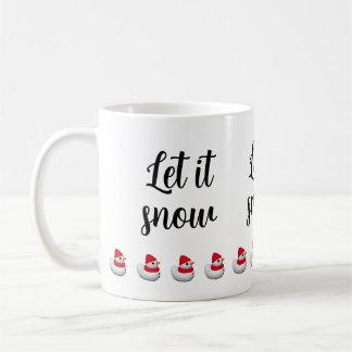 Mug Texte personnalisé Canard de neige mignon | Bonhom