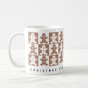 Mug Texte personnalisé de l'homme de pain d'épices