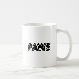Mug Texte personnalisé des pattes de chien