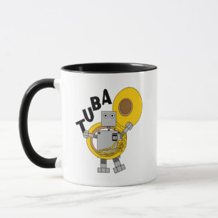 Mug Texte Robot Tuba