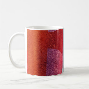 Mug textile blanc et rouge