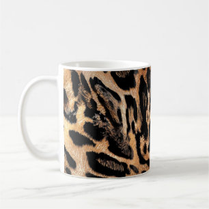 Mug Texture de peau de léopard