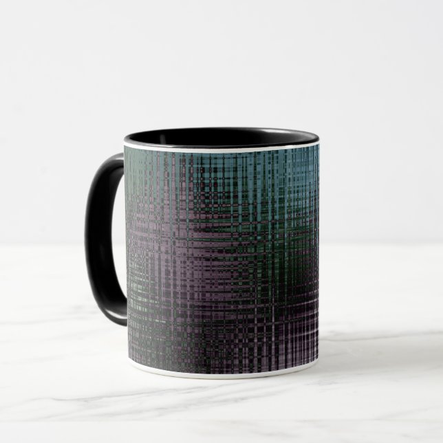 Mug texture liquide Abstraite verre glacé glacé m (Devant gauche)