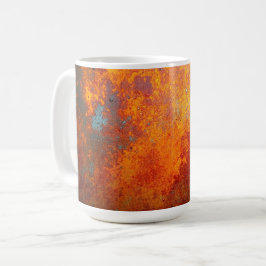 Mug Texture rouille Luminosité chaude