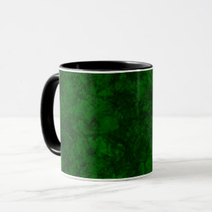 Mug texture vert foncé texturé granite de marbre en da
